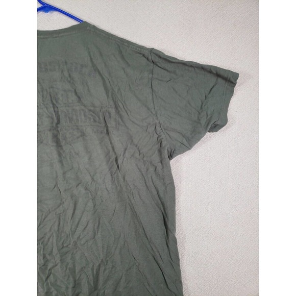 Harley Davidson Shirt Mens XL Gray Regular Fit Graphics Short Sleeve Pullover - Picture 9 of 10